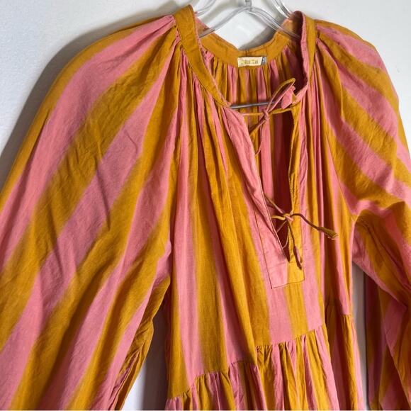 Matta NY Jaya Riviera Striped Midi Dress Gelato Sz XS - Picture 6 of 8